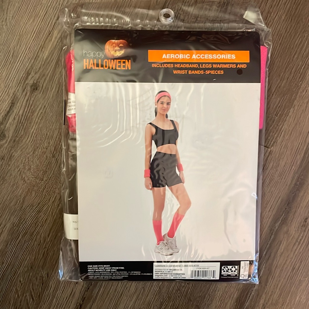 80s 90s Aerobic Workout Costume Accessories